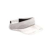 Plain White Transparent Sun Visor